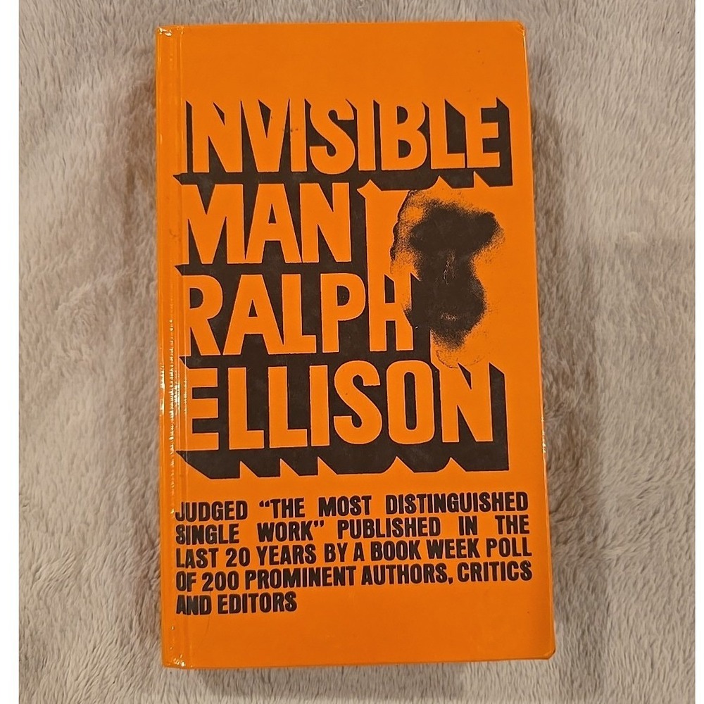 Vintage Invisible Man By Ralph‎ Ellison Hardcover Book RARE